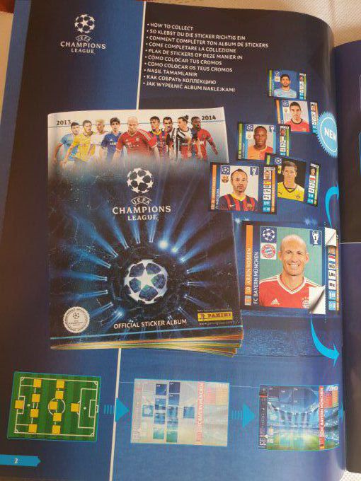 Panini Champions League 2013/2014 Album vide EU