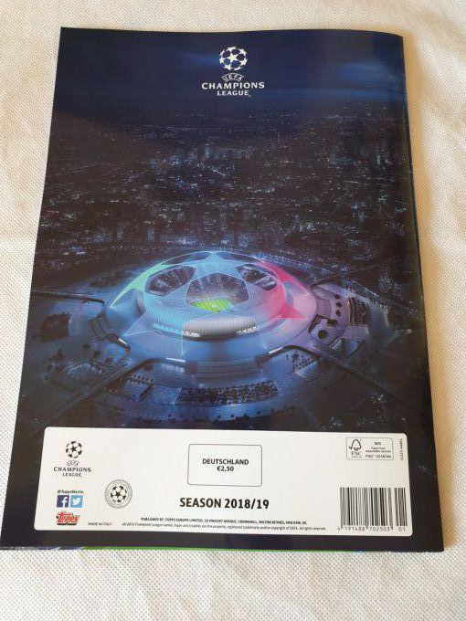 Topps Champions League 2018/2019 Album vide