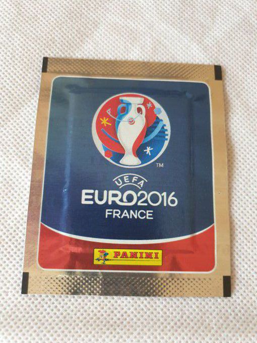 Panini Euro 2016 par Pochettes bleu No code horizontal