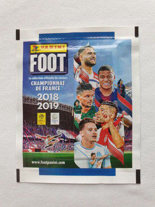 Panini Foot 2018-2019 championnat de France par pochettes 