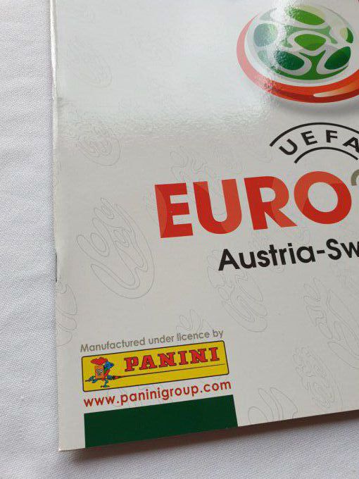 Panini Album vide Euro 2008 Europe