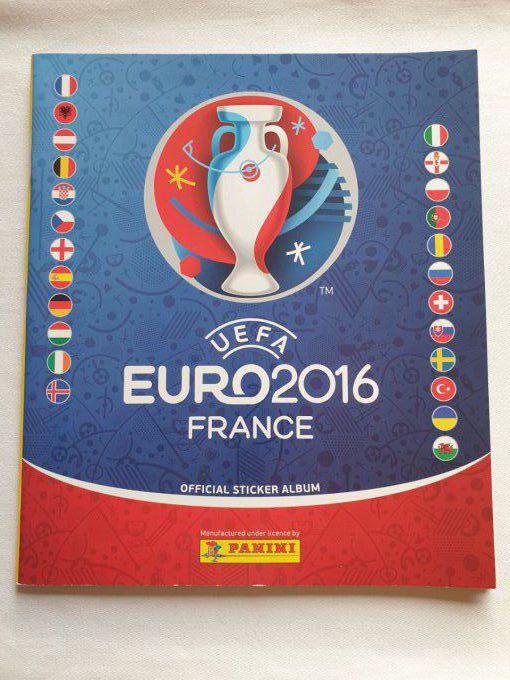 Panini Album vide Euro 2016 France