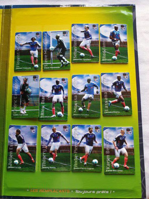 Set 23 magnets complet Carrefour 2010