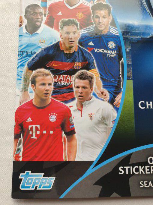 Topps Champions League 2015/2016 album vide