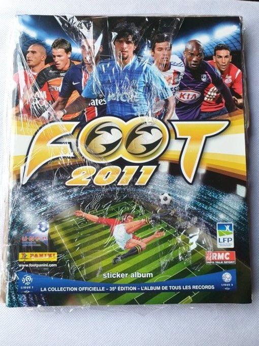 Panini championnat de France Foot 2011 set complet Album+images