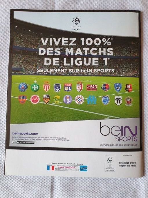 Panini Foot 2015-2016 championnat de France Album vide