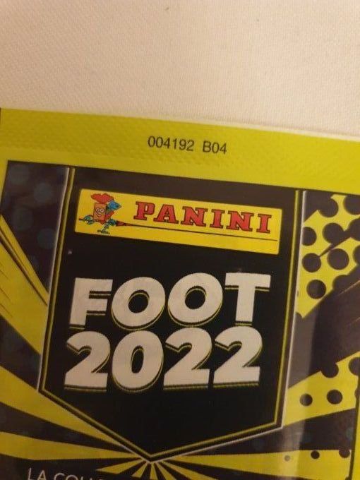 Panini Foot 2022 championnat de France par pochettes +extra code