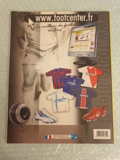 Panini Foot 2006 championnat de France Album vide 