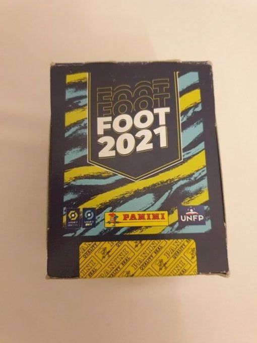 Panini Foot 2021 championnat de France box display 50 pochettes