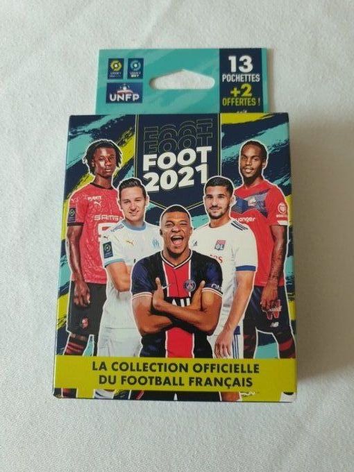 Panini Foot 2021 championnat de France box 15 pochettes 