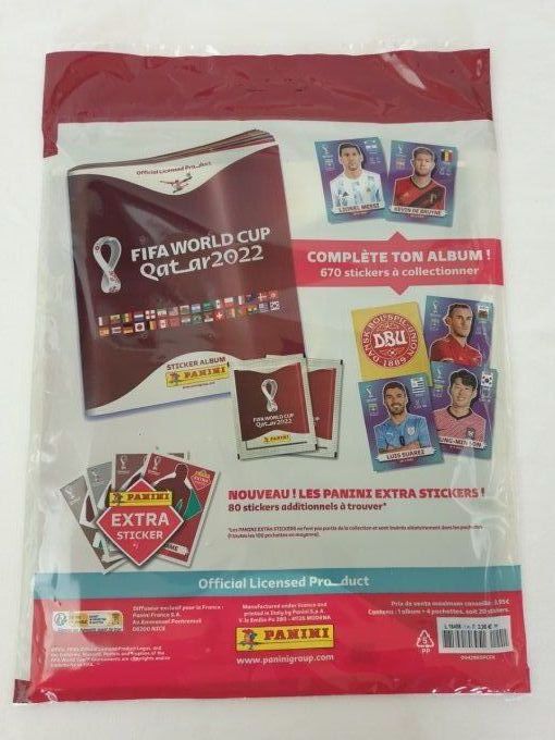 Panini Fifa world cup Qatar 2022  Starter Pack  version Française 4P