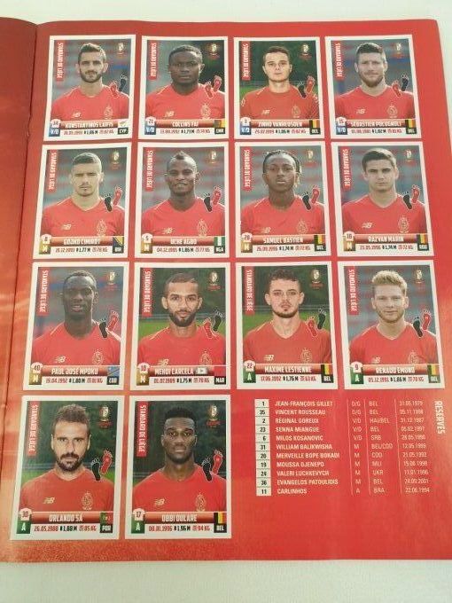 Panini Football Pro League 2018-2019 album complet coller