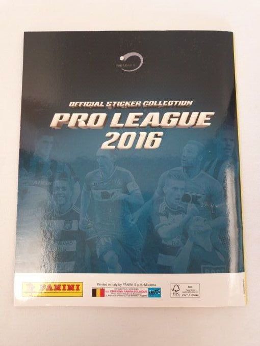 Panini Pro League 2016 album complet coller