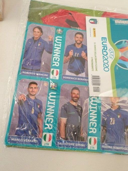 Panini Euro 2020 Tournament poster supplément Italy vainqueur