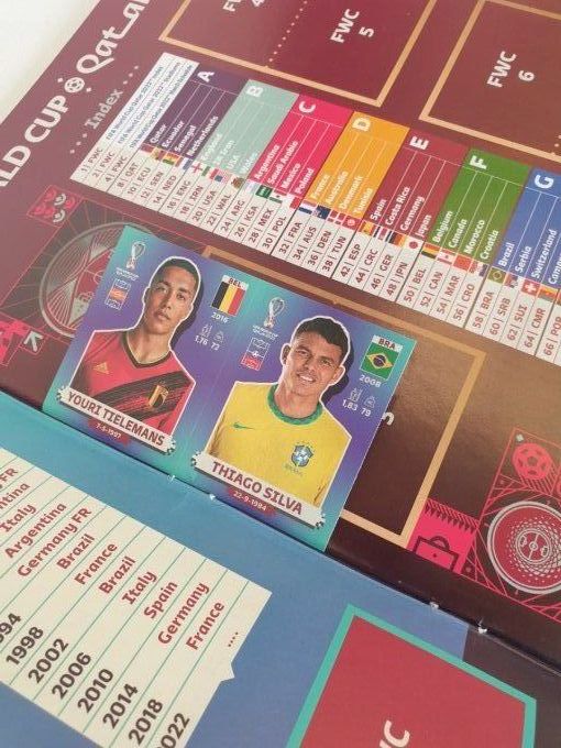 Panini qatar 2022 album vide version Anglaise souple