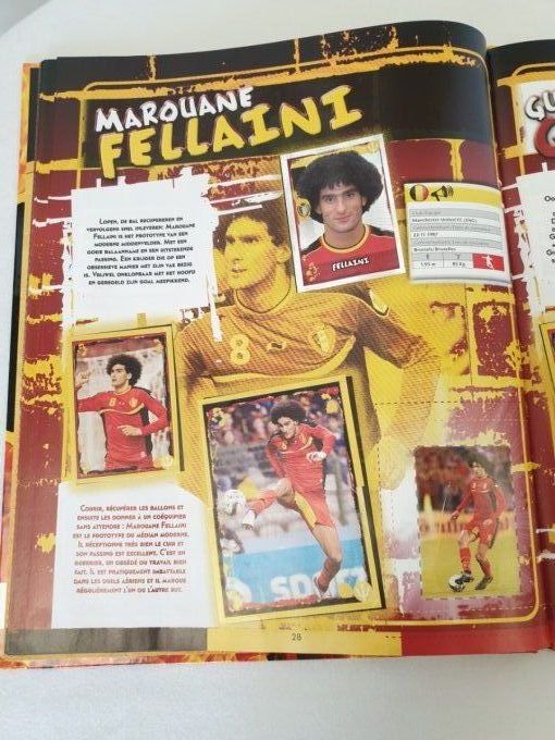 Panini family Belgian red Devils  carrefour pour Brazil 2014