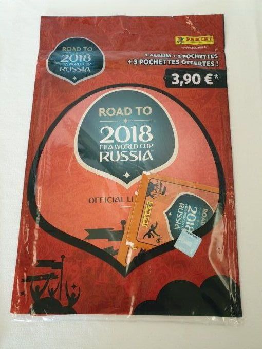 Panini Road to Russie 2018 Starter Pack version française 