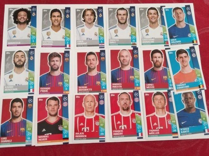 topps champions league 2017 lot de rookie