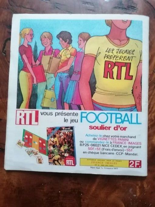 panini album complet coller Football 77 France