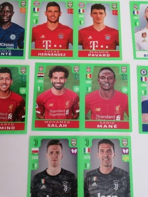 Panini 40 différent année Fifa star rookie