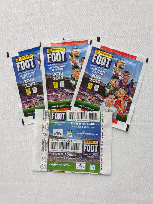 Panini Foot 2018-2019 championnat de France par pochettes 