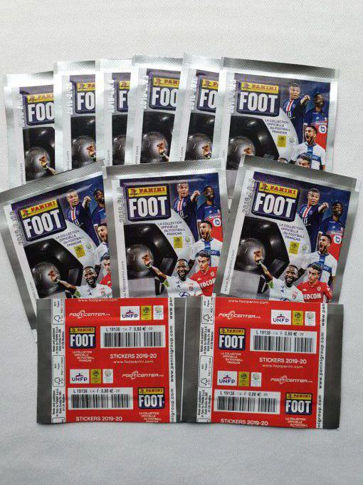 Panini Foot 2019-2020 championnat de France par pochettes