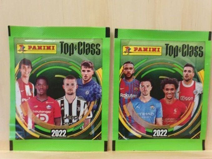 panini top class 2pochettes differente