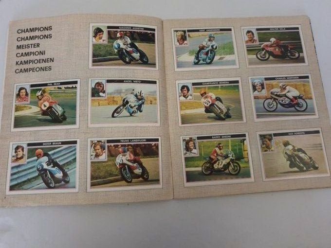 panini Super moto 1970 album complet