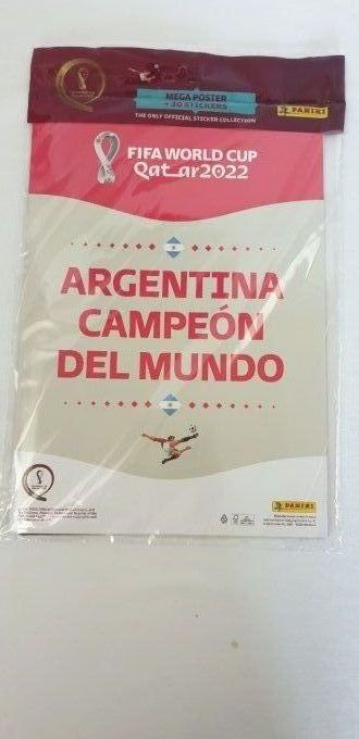 Panini qatar 2022 Poster set champions Argentine