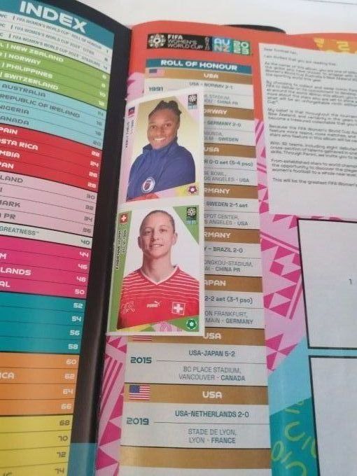 panini women 2023 world cup set complet 580 images +album