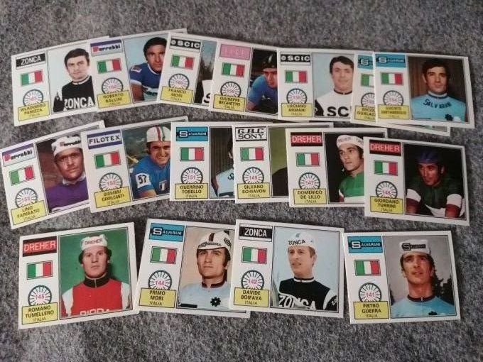 Panini Sprint 1972 choix images dans la liste