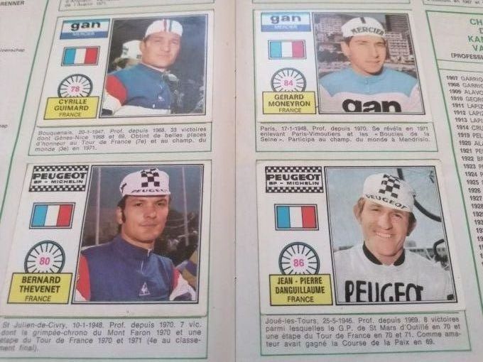 panini sprint 1972 album complet coller neuf