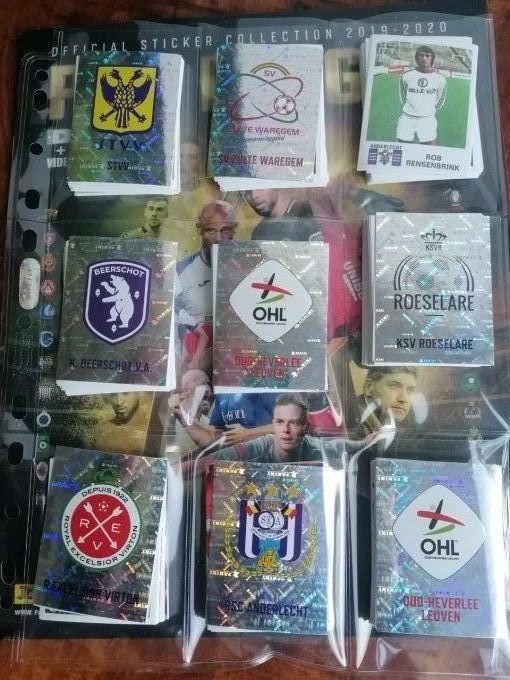 panini pro league 2018 lot 568 sticker+album vide