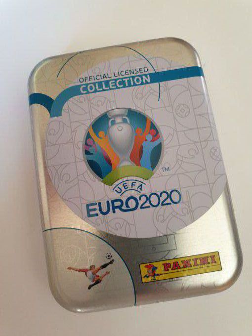 Panini box métal collector euro 2020 Vide